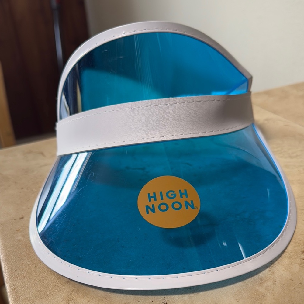 Noonday Collection Blue and White Visor